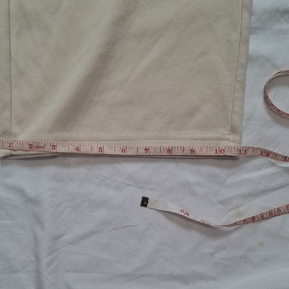 Neutal Ground Wome's Elegant Cream Wide Leg Pants Size M - Picture 8 of 10